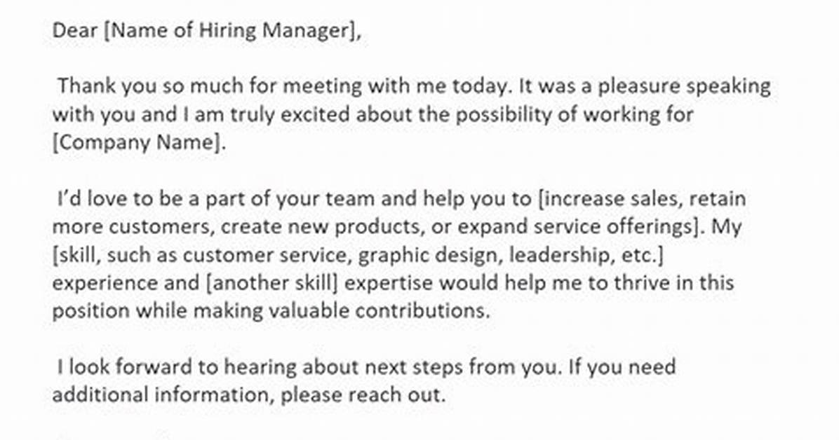 Should You Thank Your Interviewer?