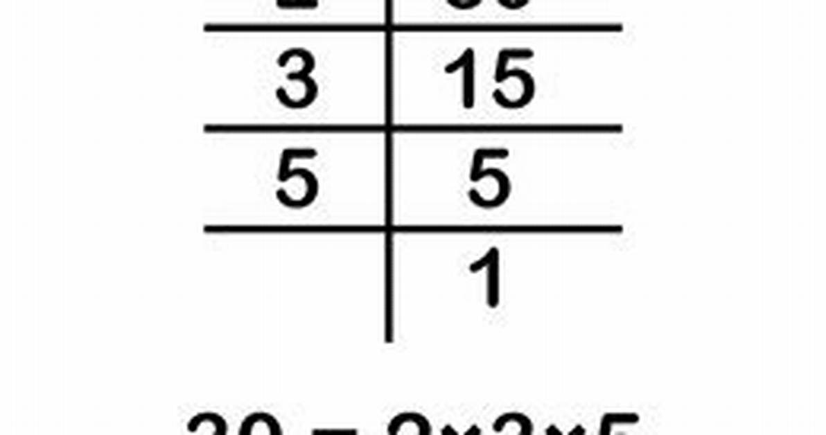 Show Factorization for 30