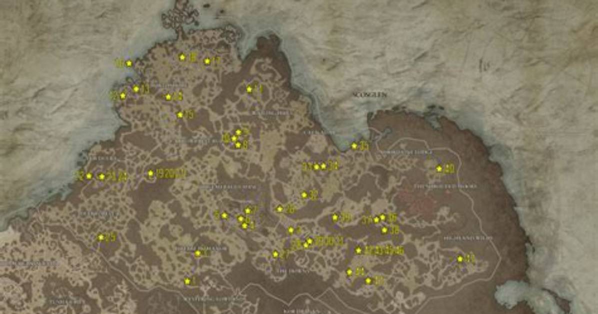 Side Quests, Scosglen, Diablo Iv Points of Interest