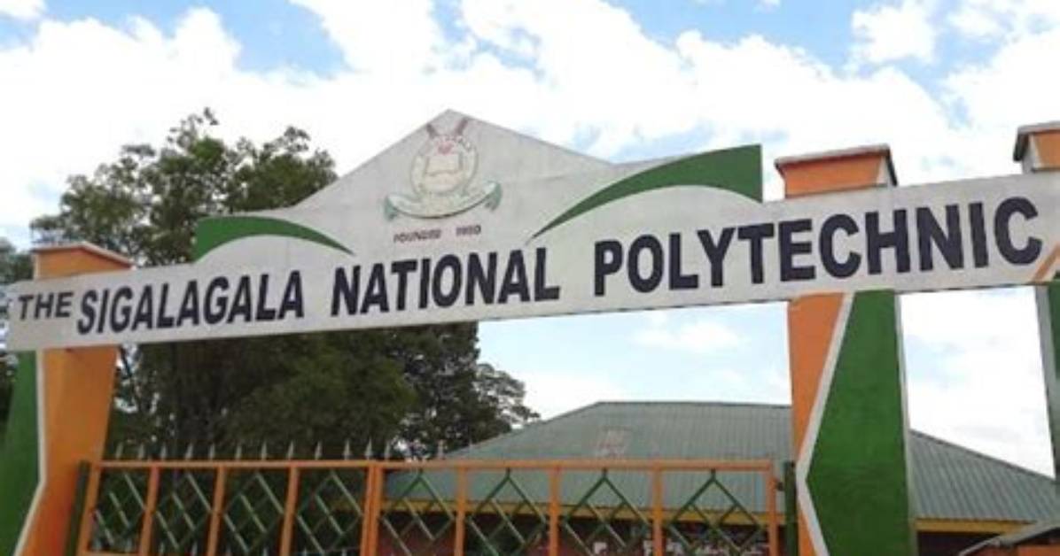 Sigalagala National Polytechnic Courses, Fee Structure, and Admission Letters