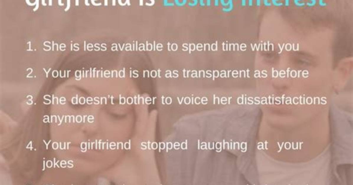 Signs Your Girlfriend Is Losing Interest