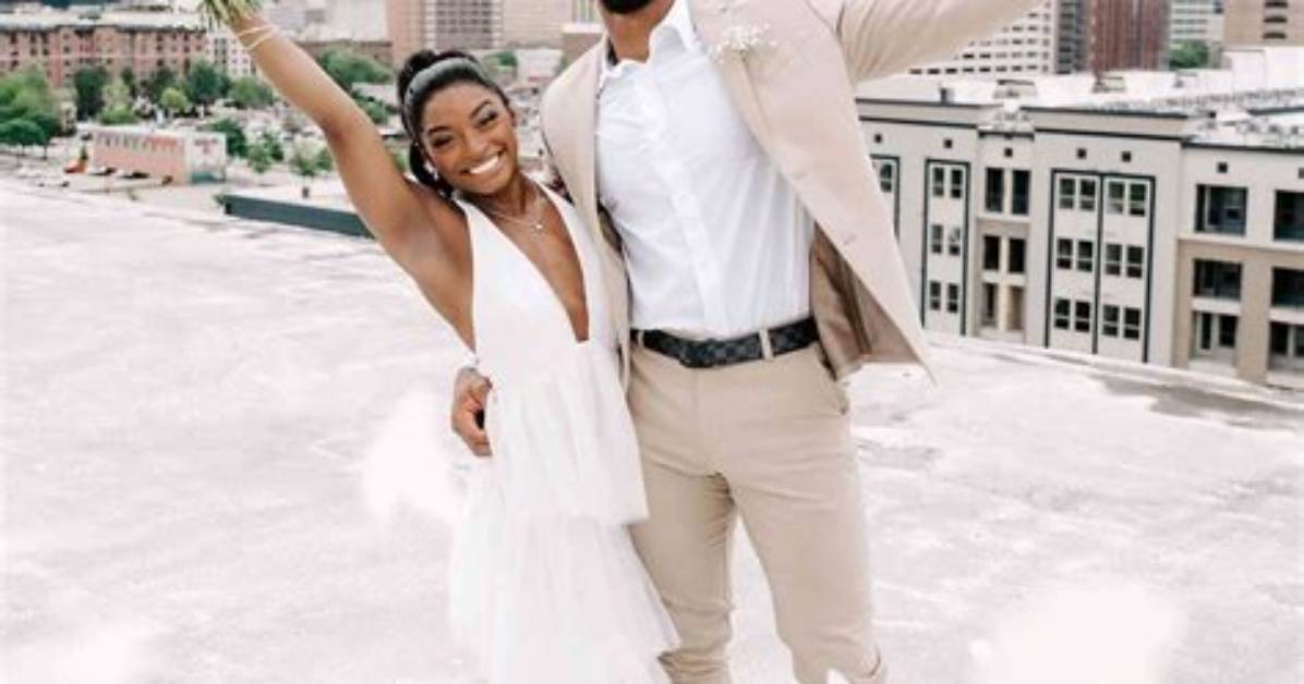 Simone Biles Shared So Many Cute Wedding Pics with Vogue Weddings