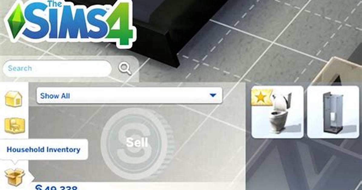 Sims 2 Inventory