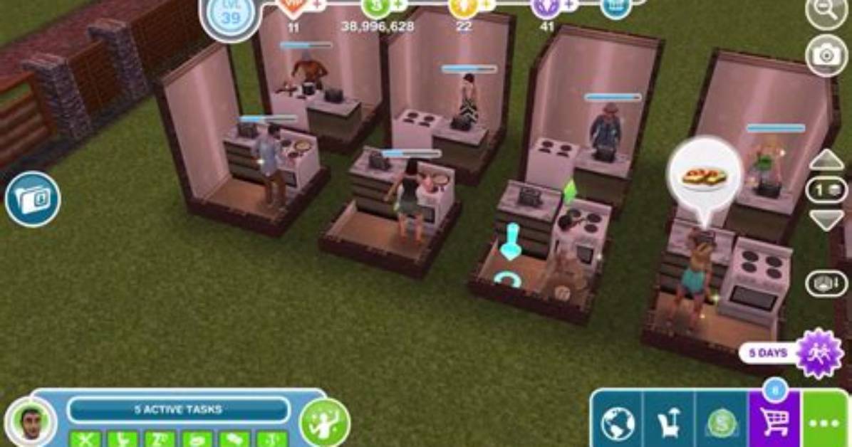 Sims Freeplay Cooking