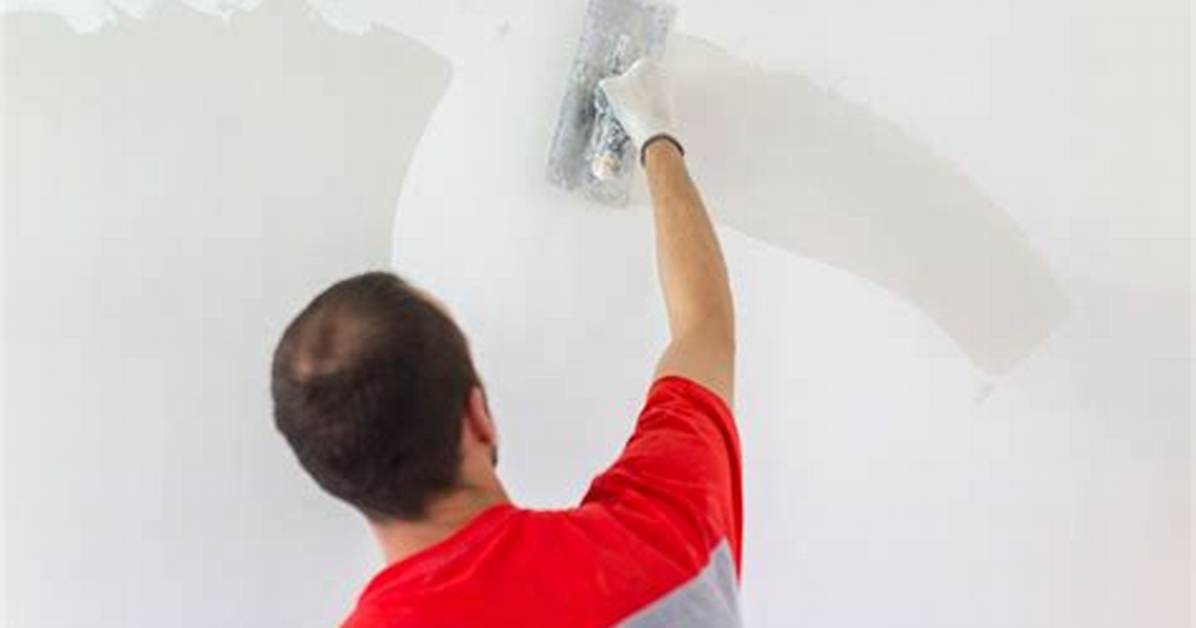 Skim Coating Brick Wall