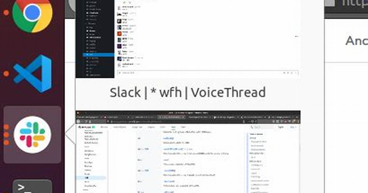 Slack Dock Icon Shows Open Firefox Windows