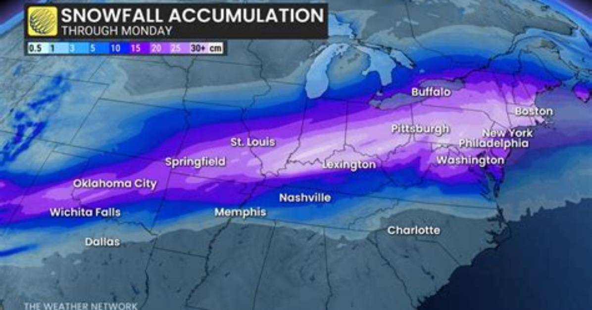 Snowy Weather to Continue Through Monday Evening |