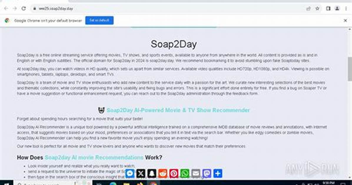 Soap2Day. to Login Safely, Analysis & Comments