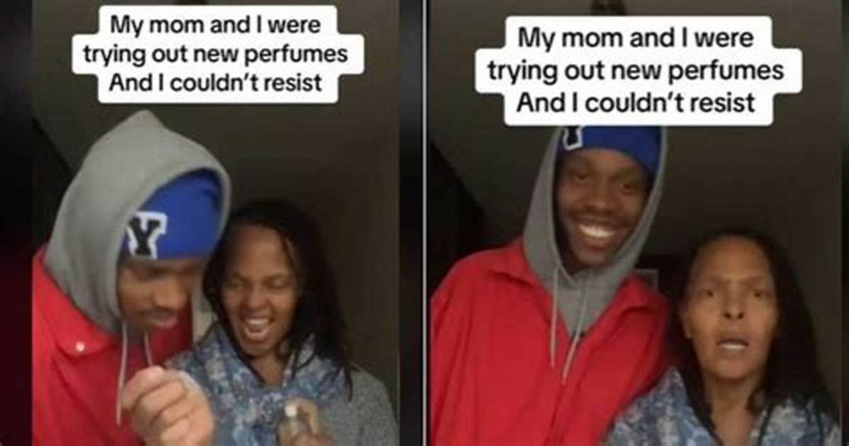 Son Hopes Mom’s New Perfume Will Attract Stepdad, Tiktok Video of Mother’s Reaction to His Wish Amuses Peeps