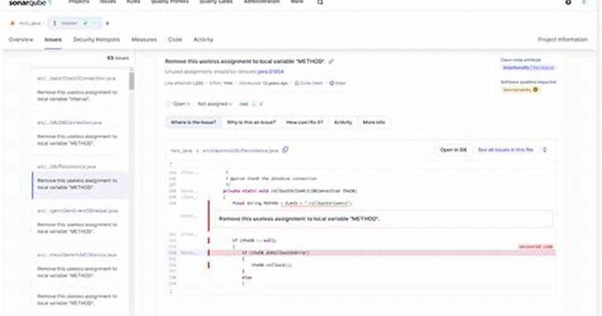 Sonar "Useless Assignment to Local Variable" Workaround?