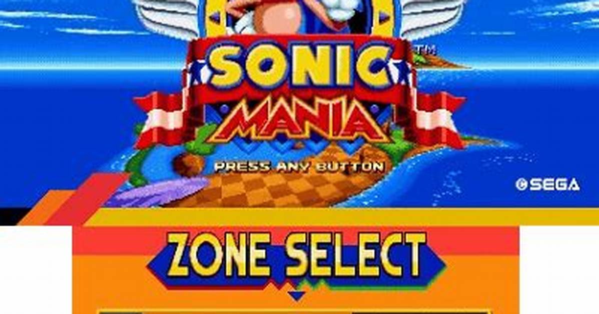 Sonic Mania 3Ds - (Platform)