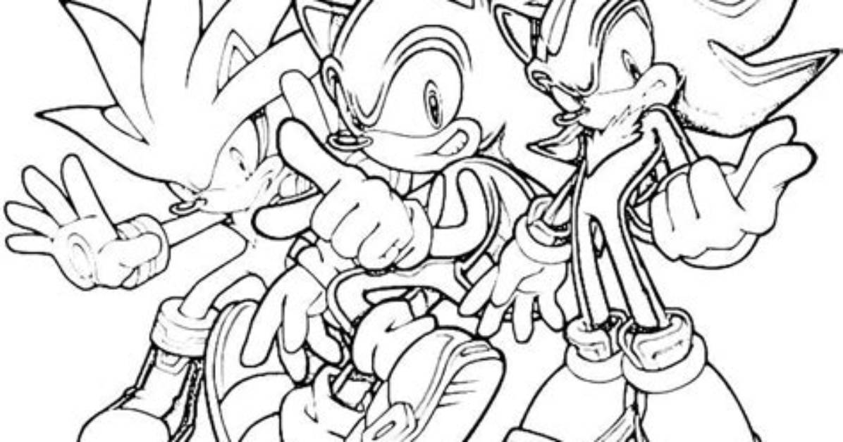 Sonic Shadow Silver — Printable Worksheet