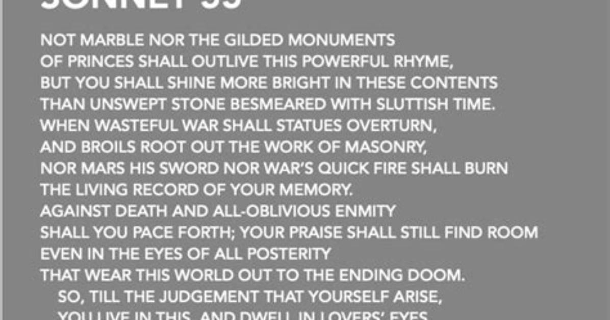 Sonnet 55 Meaning