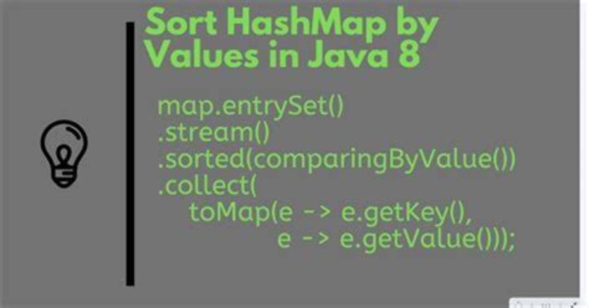 Sort a Map by Values
