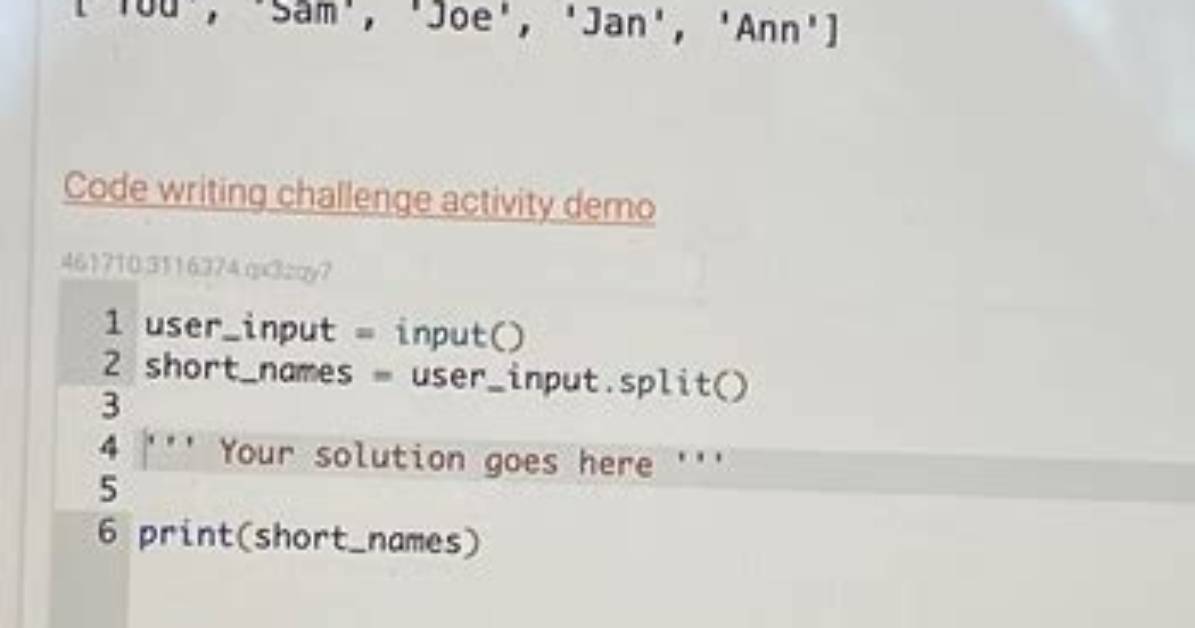 Sort Short_Names in Reverse Alphabetic Order