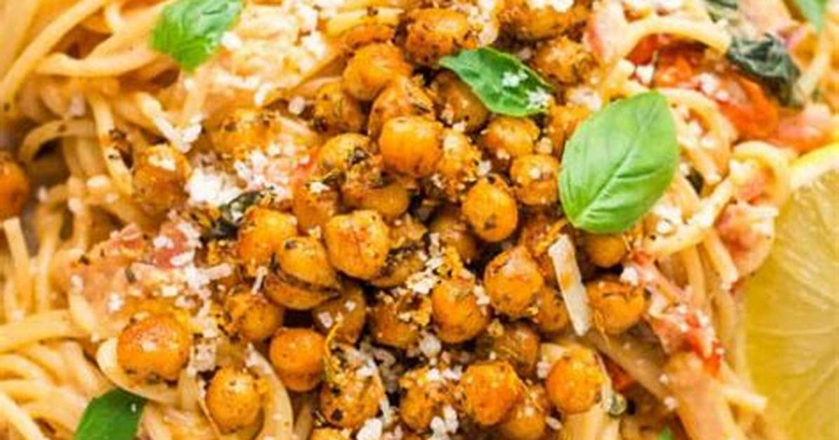 Spaghetti-with-Chickpeas