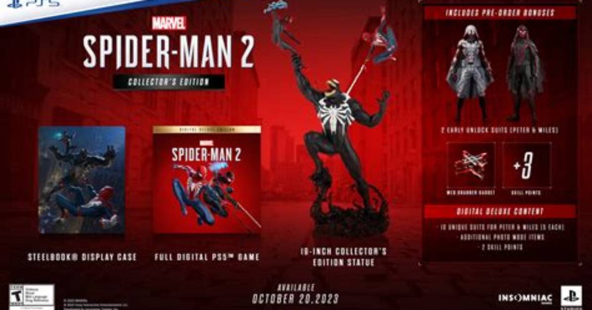 Spider-Man 2 Ps5 Leak Reveal Three Free Dlcs