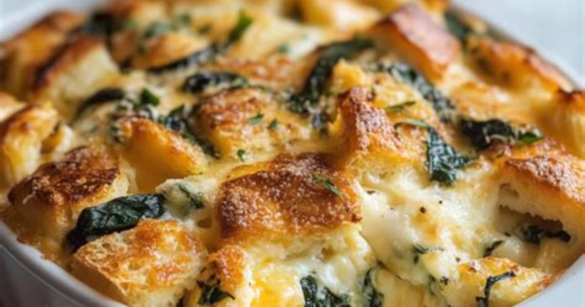 Spinach-and-Cheese-Strata