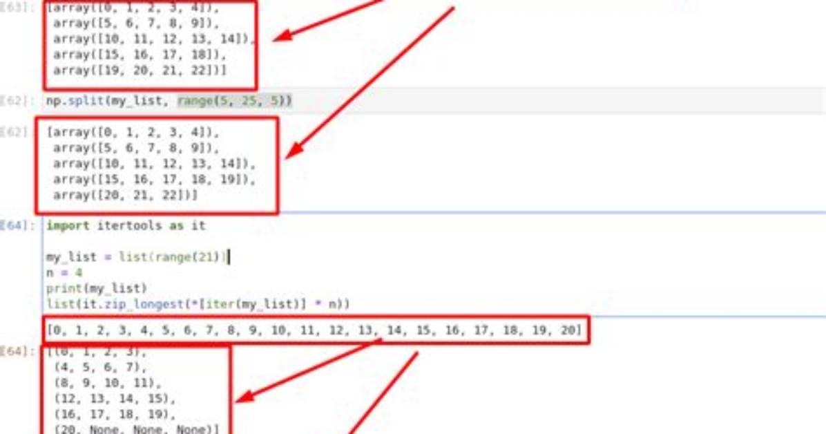Split a Python List into Other "Sublists" I. E Smaller Lists [Duplicate]