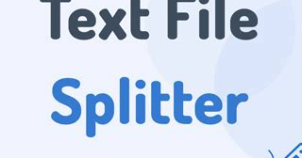 Split Text File into Smaller Multiple Text File Using Command Line