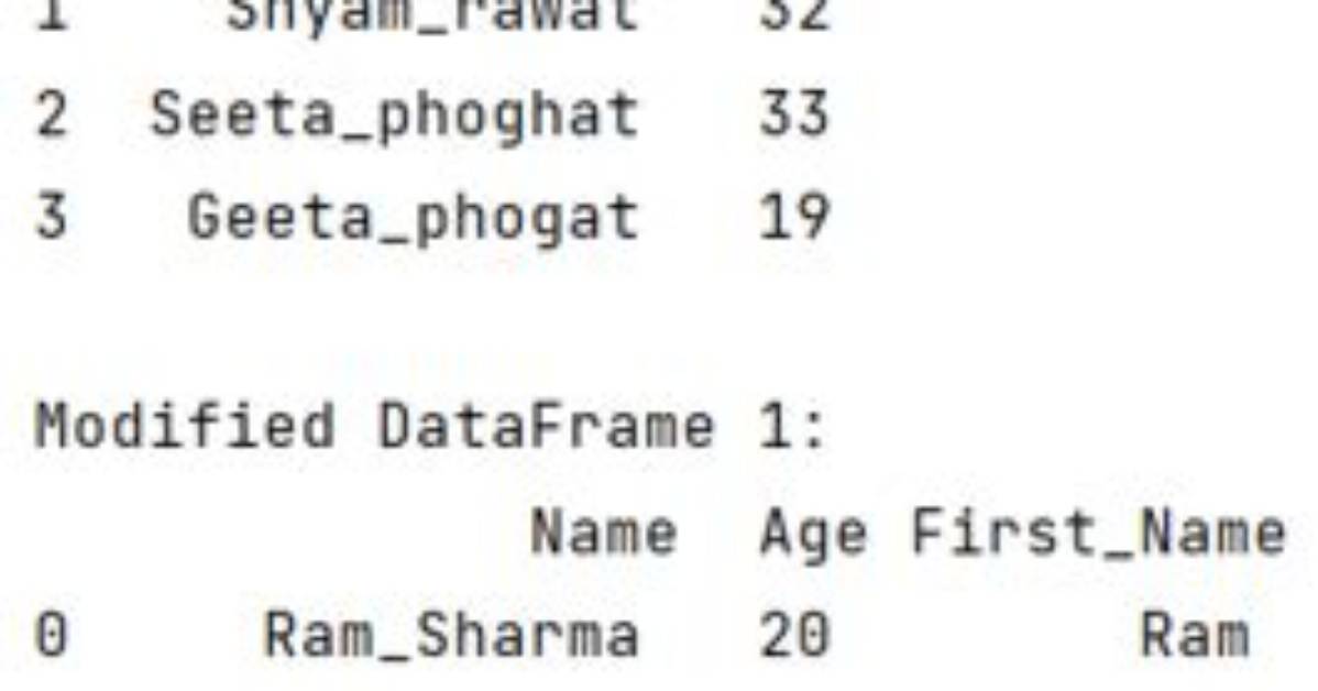 Splitting at Underscore in Python and Storing the First Value