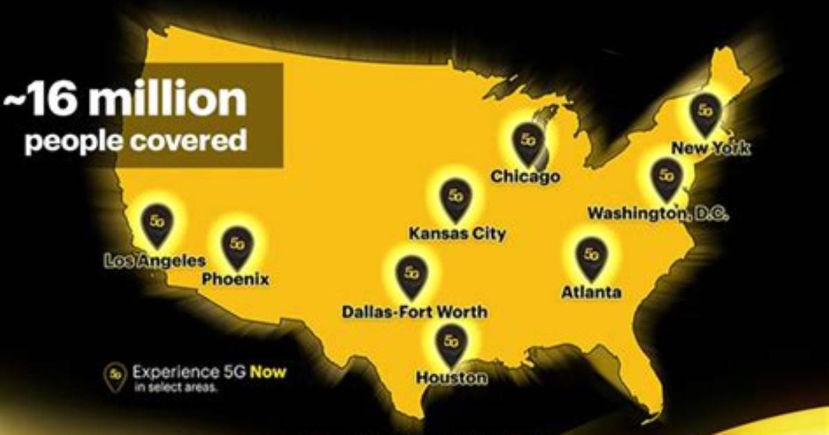 Sprint 5G Network Coverage Map: Which Cities Are Covered?