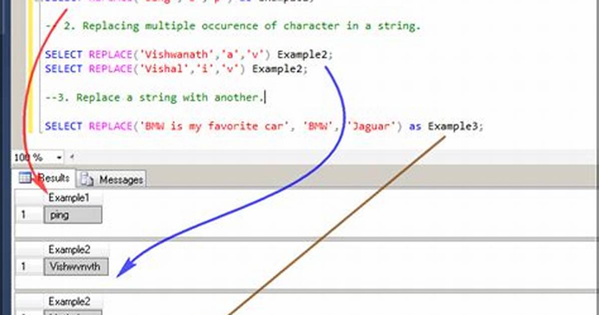 Sql Replace Multiple Different Characters in String