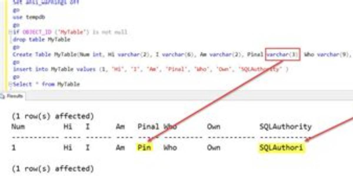 Sql Server String or Binary Data Would Be Truncated