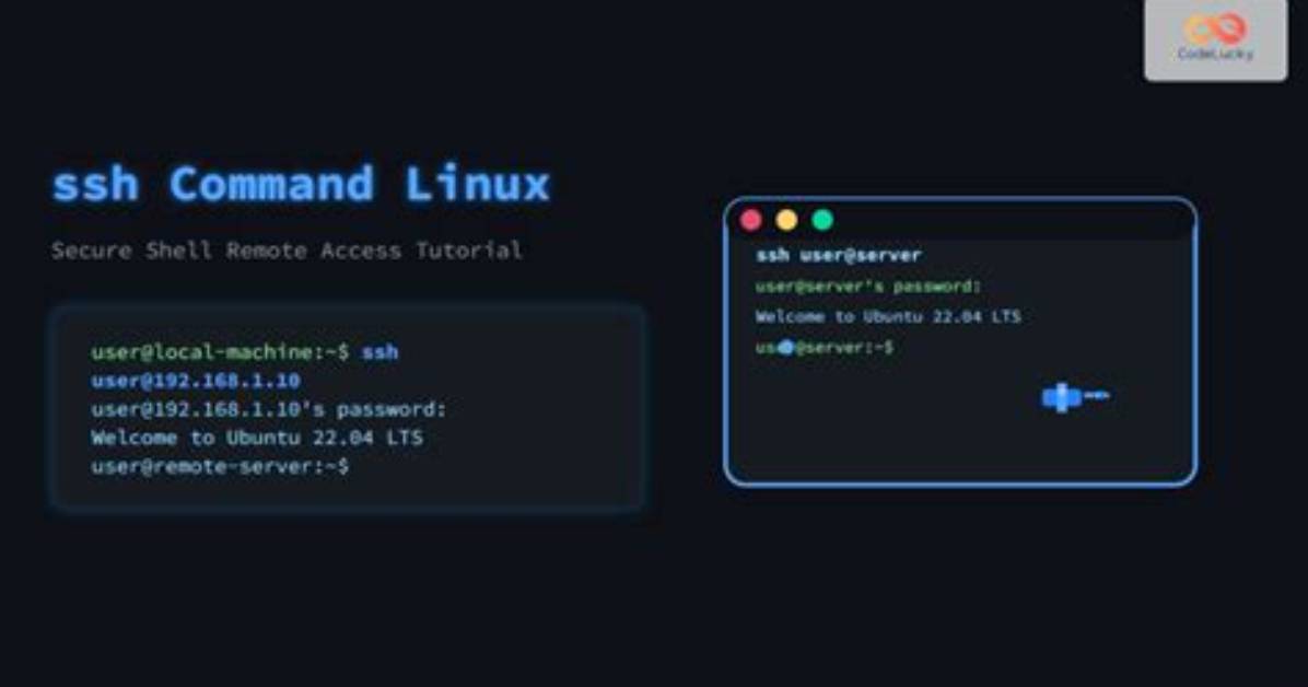 Ssh Command Breakdown. What Are the Parts?