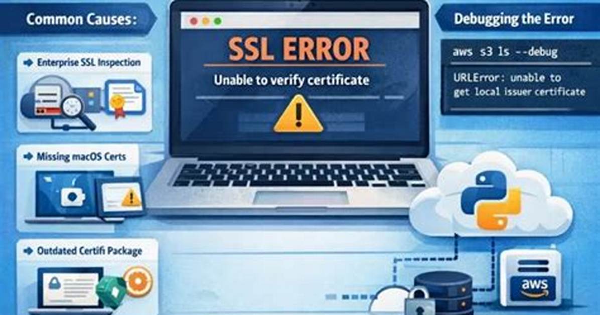 Ssl Certificate_Verify_Failed in Aws Cli