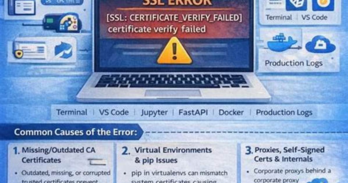Ssl. Sslerror: [Ssl: Certificate_Verify_Failed] Certificate Verify Failed (_Ssl. C:590)