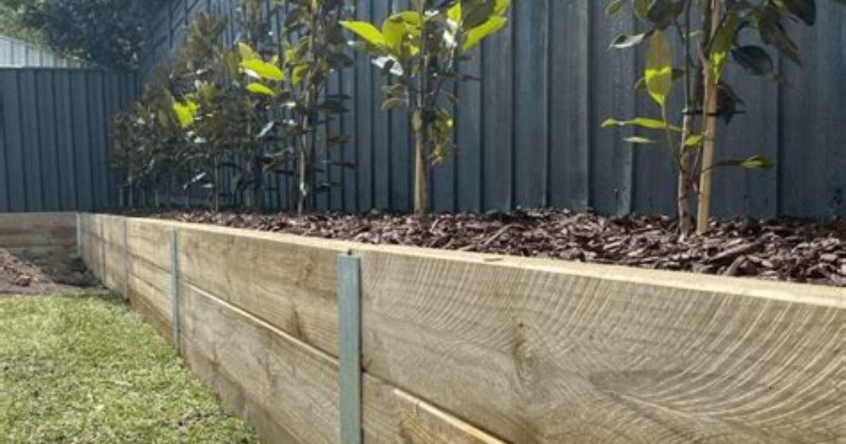 Staining Treated Pine Sleepers