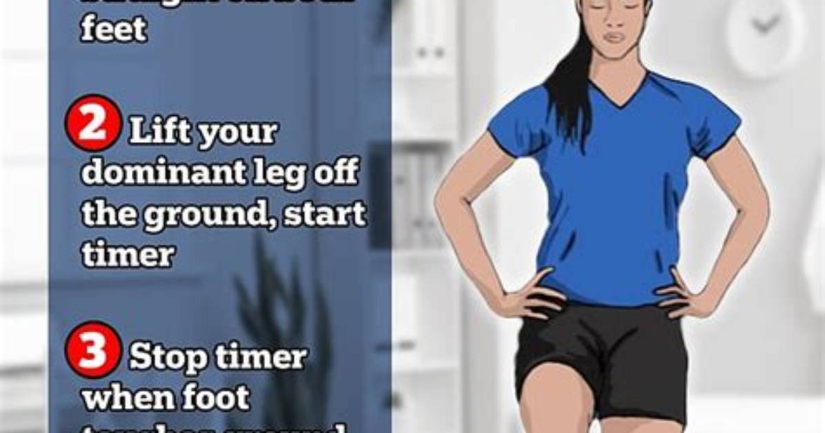 Standing on One Leg Can Benefit Your Health, According to Study