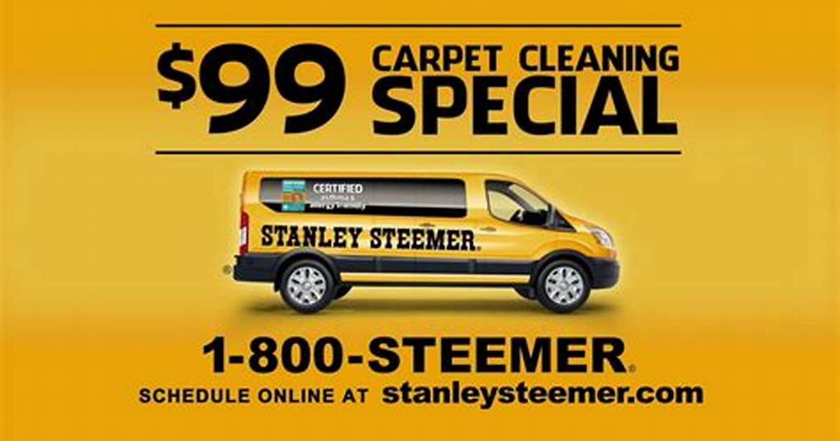 Stanley Steemer $33 per Room