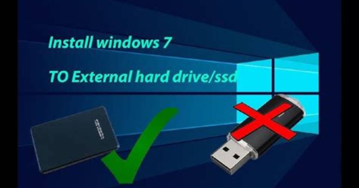 Starting Windows 7 from an External Hard Drive on a Mac