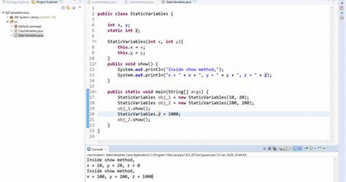 Static Final Variable in Java [Duplicate]