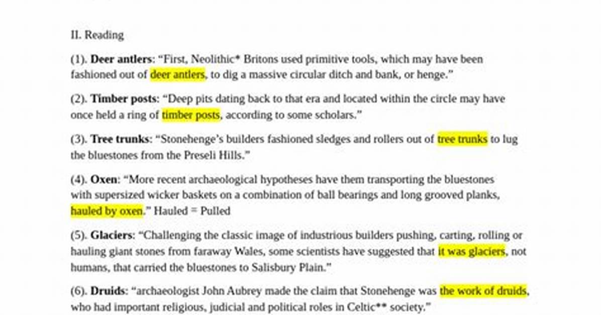 Stonehenge Priest: Figgerits Answer + Phrase