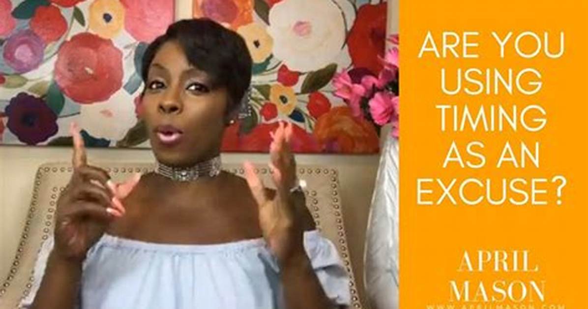Stop Using 'Bad Timing' as an Excuse for Your Relationships