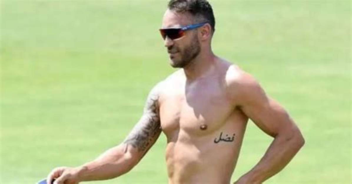 Story Behind Faf Du Plessis’ Tattoo and Its Meaning