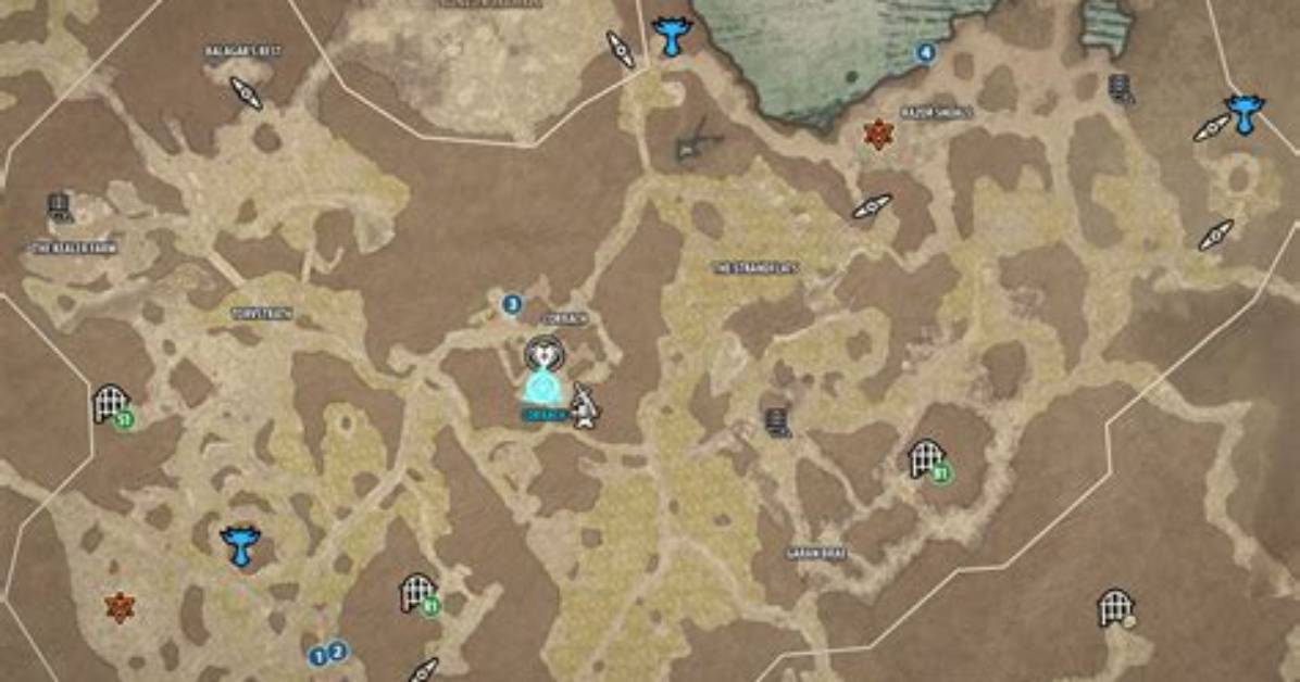 Strand Map for Diablo 4