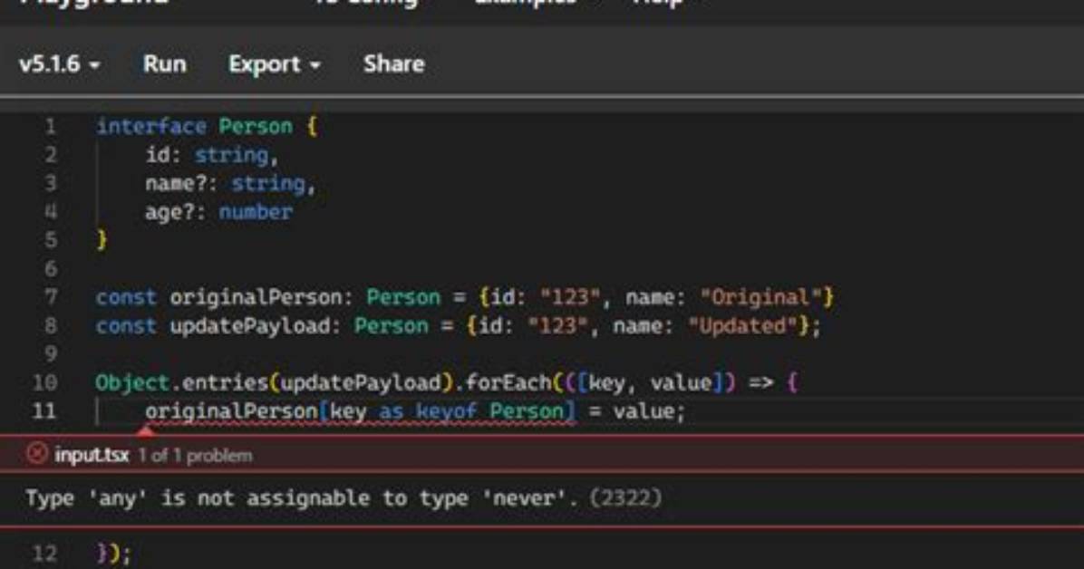 String. Format Not Work in Typescript