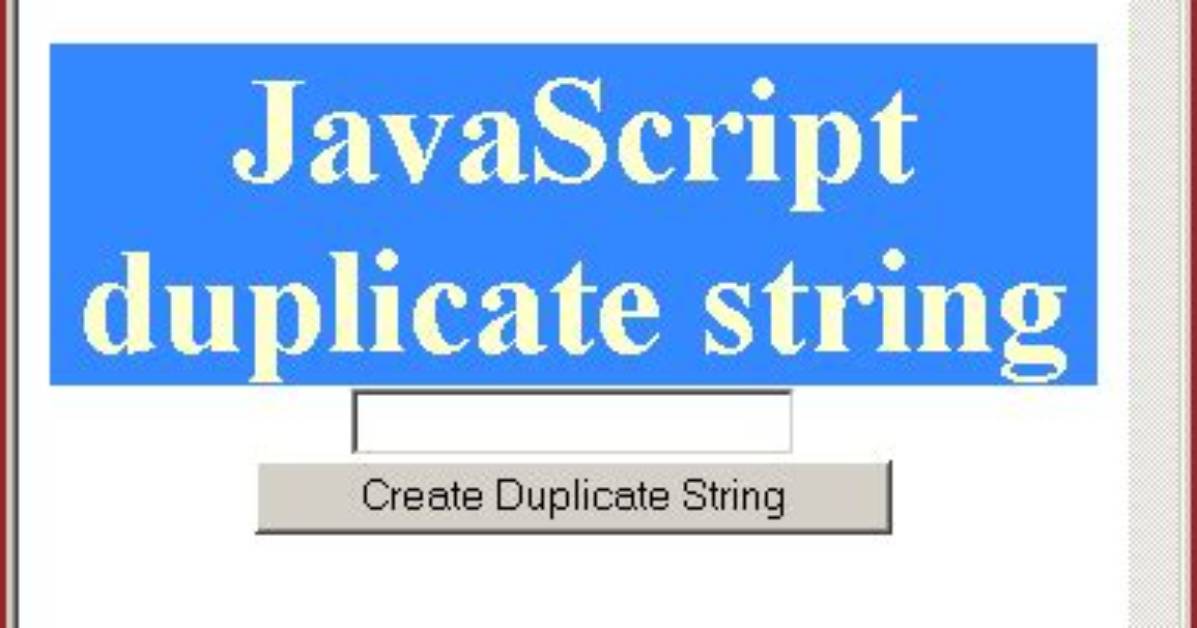String Strip() for Javascript? [Duplicate]