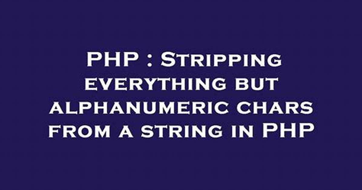 Stripping Everything but Alphanumeric Chars from a String in Python