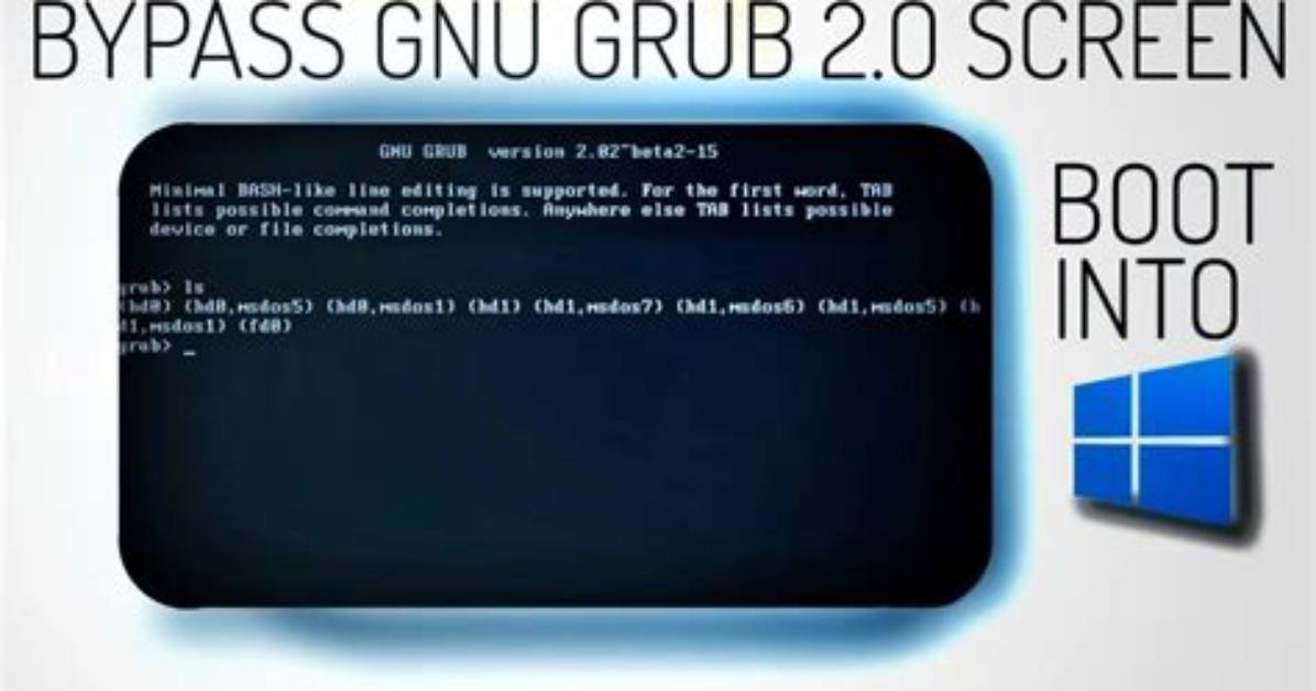 Stuck on Gnu Grub Version 2.02 Menu
