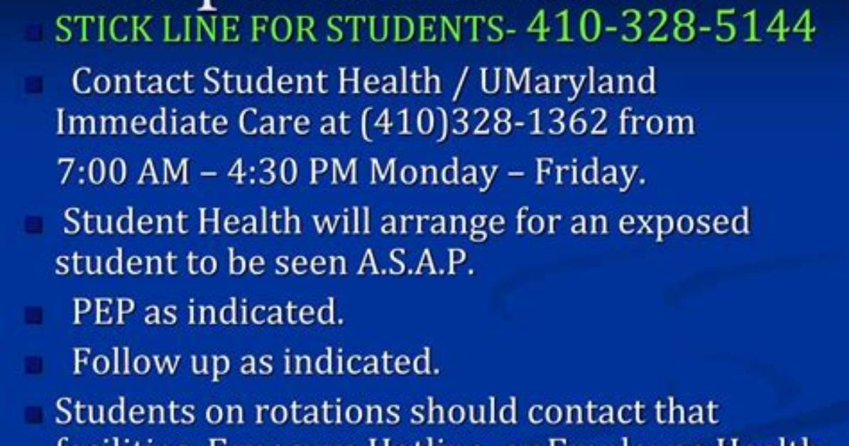 Student Exposure Protocol