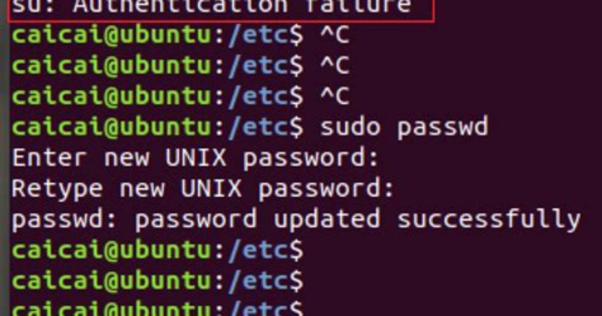 Su Authentication Failure When Switching to Non-Root with Password