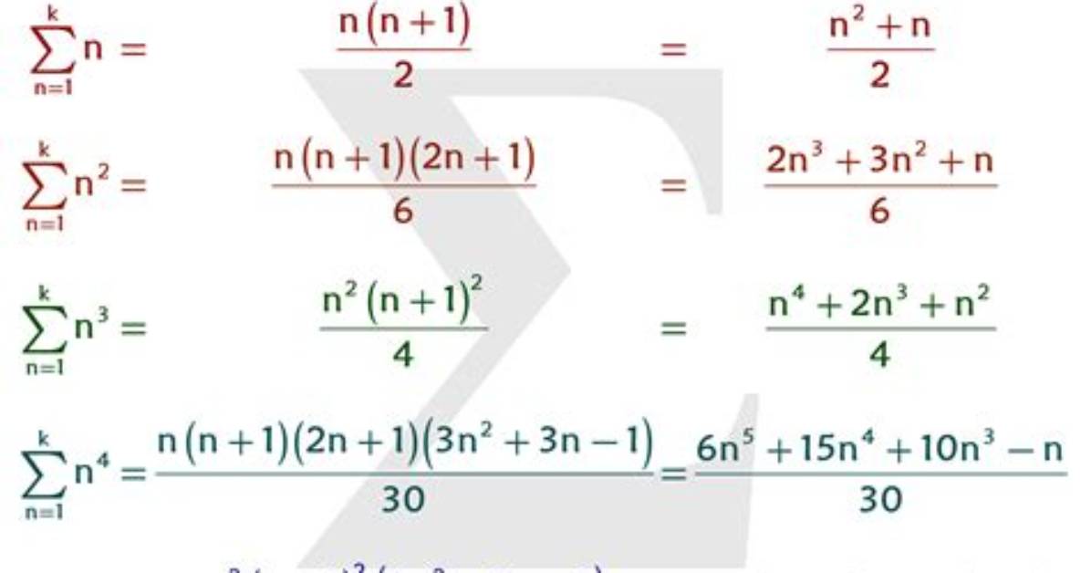 Summation Formula Needed