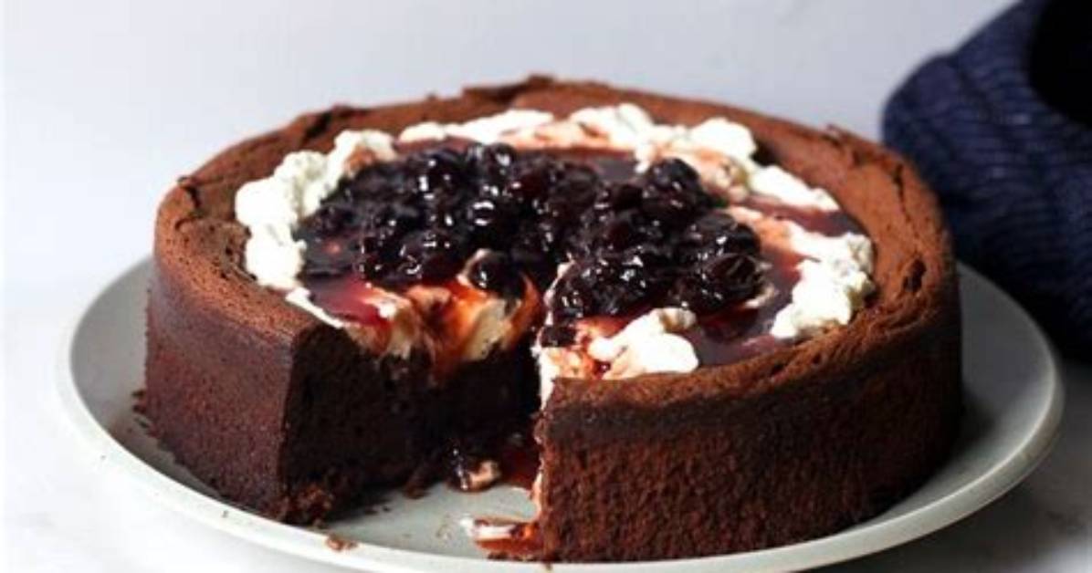 Sunken Black Forest Cake