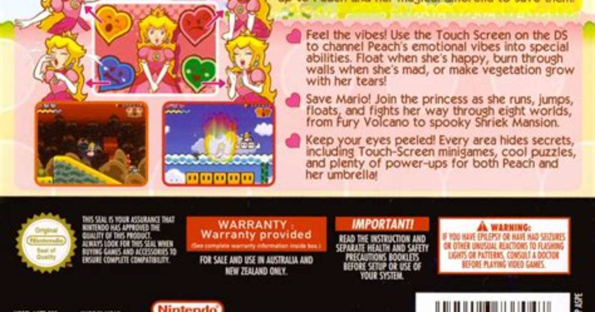Super Princess Peach (2005) - Mobygames