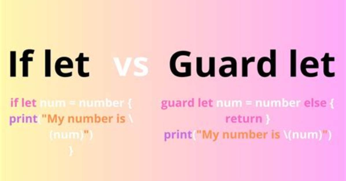 Swift: Guard Let vs If Let